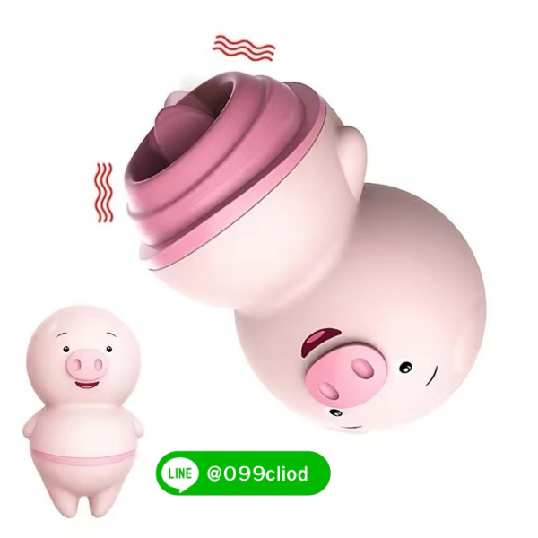 น้องหมูลิ้นปัดภายนอก ดีไซน์น่ารัก ขนาดพกพา