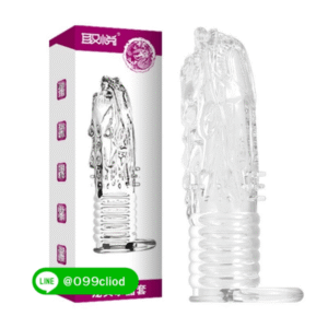 ปลอกสวมท่านชายซิลิโคนนิ่ม ชะลอการหลั่ง