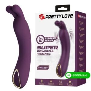 ดิลโด้กระต่าย ซิลิโคนพรีเมียม สีม่วง ดูแลรักษาง่าย