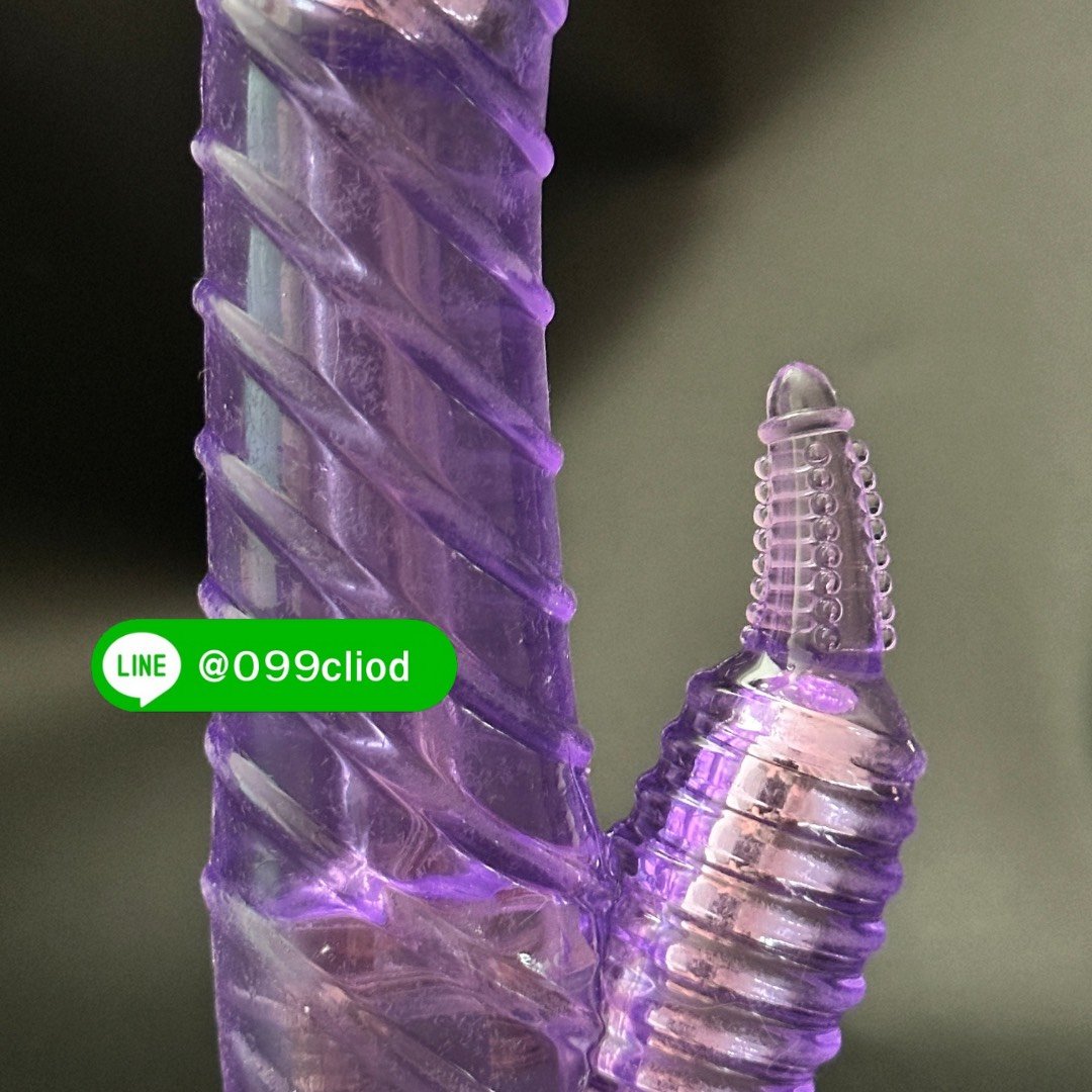 Crystal Vibe ดิลโด้ใสเนื้อนุ่มลายเกลียว