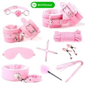 เซ็ต BDSM สั่นสะใจ ของเล่นคู่รัก สีแดงแรงเร้าใจ 11 ชิ้น