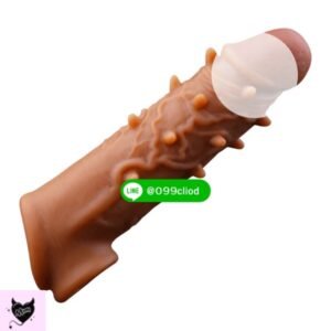 เซ็กทอยชายปลอกสวมซิลิโคนเพิ่มขนาด Silicone Cock Extension Sleeve
